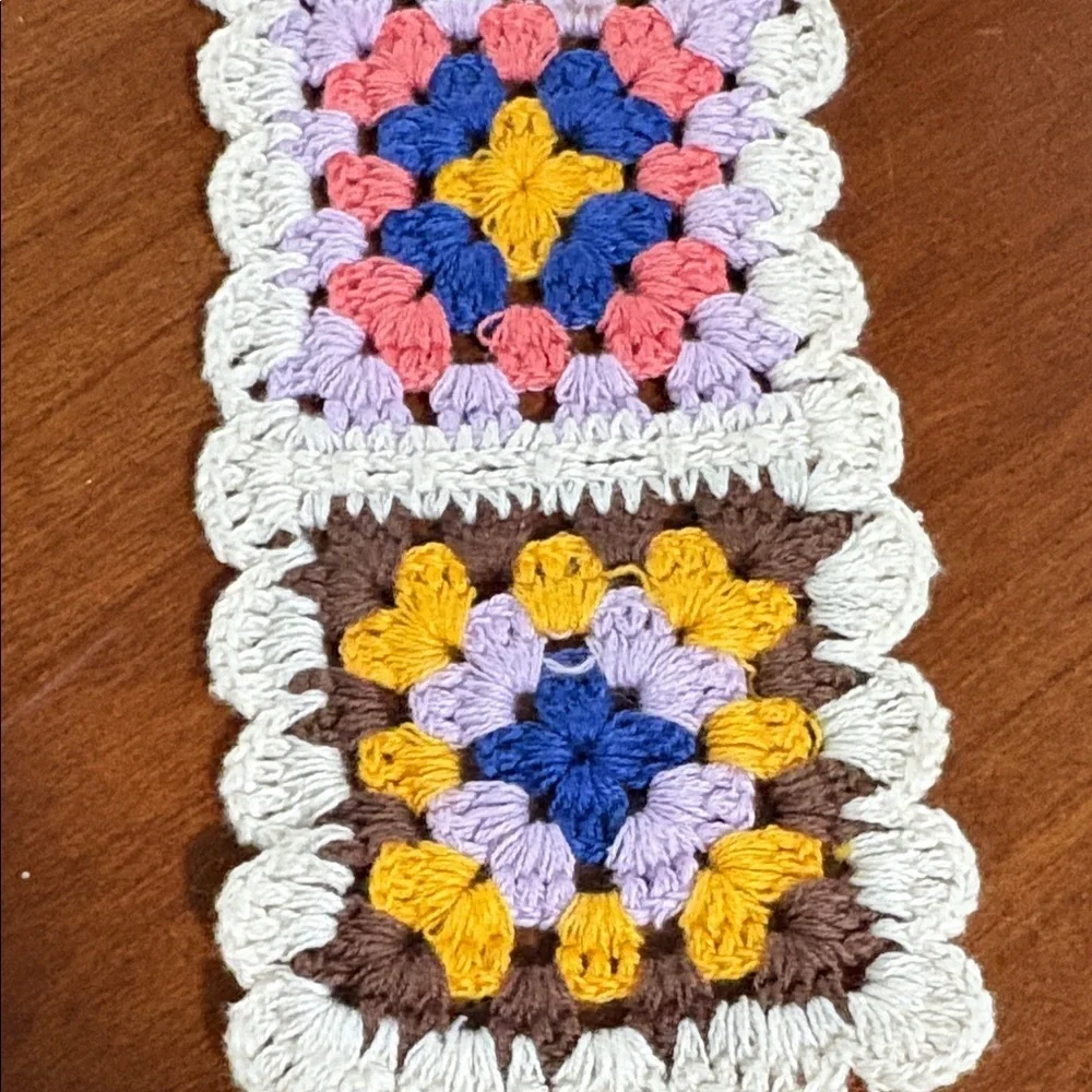 FREE w/Bundle! Colorful Crochet Granny Square headband